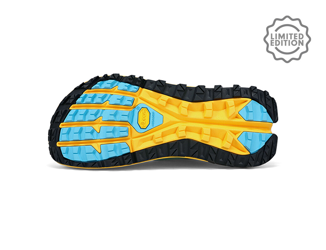 Yellow / Blue Altra Olympus 5 Chamonix Men's Trail Running Shoes | 2518-NMATS