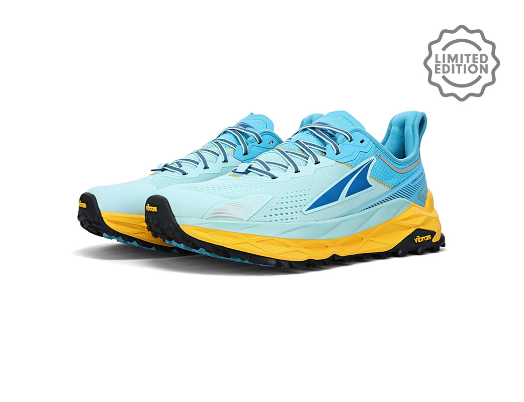 Yellow / Blue Altra Olympus 5 Chamonix Women's Trail Running Shoes | 8961-UVDRA